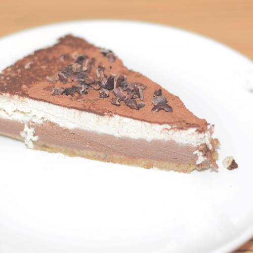 tarta crudivegana de tiramisu